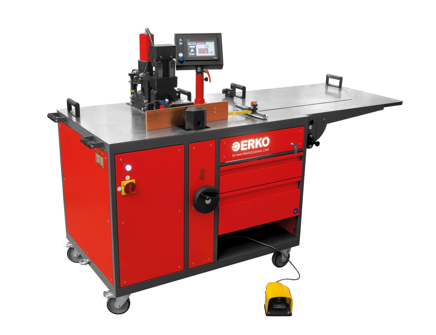 Stromschienen-Bearbeitungswagen SH 900PLC