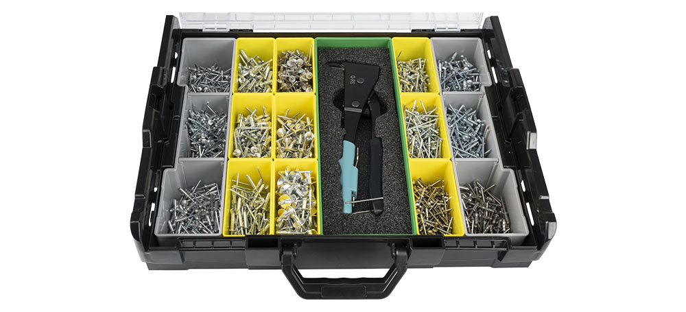 Q-L-BOXX Multi - Sortiment Kit Q-Multigrip Nieten